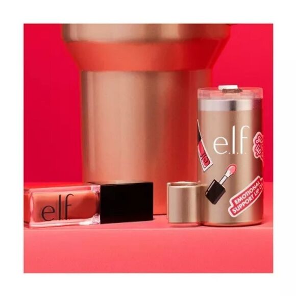 Stanley x e.l.f. Cosmetics 40 oz SS Tumbler Bundle w/ Lip Oil & Holder - Picture 8 of 8
